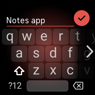 Notes app for Fitbit Sense and Versa smartwatches