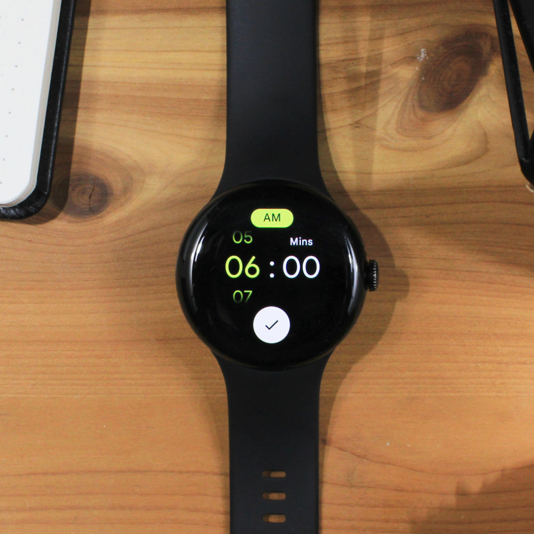 Stepbystep Set an alarm on your Google Pixel watch